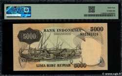 5000 Rupiah INDONESIEN  1975 P.114a fST+