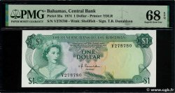 1 Dollar BAHAMAS  1974 P.35a ST