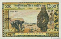 500 Francs ESTADOS DEL OESTE AFRICANO  1977 P.302Cm SC+