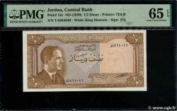1/2 Dinar JORDAN  1959 P.13c UNC