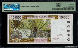 10000 Francs WEST AFRIKANISCHE STAATEN  1995 P.314Cc ST