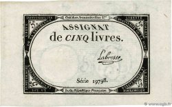 5 Livres FRANCE 1793 Ass.46a pr.NEUF