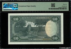 10 Dollars RHODÉSIE  1975 P.33g NEUF