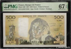 500 Francs PASCAL FRANCE 1987 F.71.37