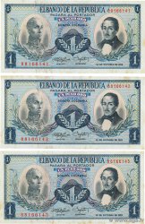 1 Peso Oro Consécutifs COLOMBIA 1959 P.404a AU-