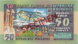 50 Francs - 10 Ariary Spécimen MADAGASCAR 1974 P.062S NEUF