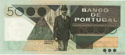 5000 Escudos PORTUGAL 1986 P.182e pr.SUP