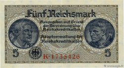 5 Reichsmark GERMANY  1940 P.R138a VF+