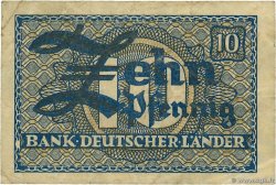 10 Pfennig GERMAN FEDERAL REPUBLIC 1948 P.12a
