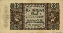 2 Millions Mark GERMANY  1923 P.089a VG