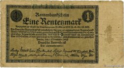 1 Rentenmark ALLEMAGNE 1923 P.161