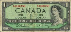 1 Dollar CANADA 1954 P.074b TB