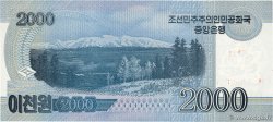 2000 Won Spécimen CORÉE DU NORD 2008 P.65s NEUF