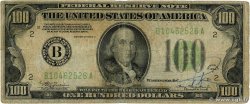 100 Dollars VEREINIGTE STAATEN VON AMERIKA New York 1934 P.433 SGE