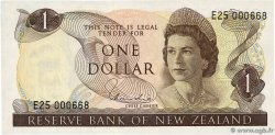 1 Dollar Petit numéro NEW ZEALAND  1977 P.163d UNC-
