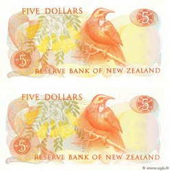 5 Dollars Remplacement NEW ZEALAND  1985 P.171b et P.171br UNC-