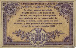 50 Centimes FRANCE regionalismo y varios Cahors 1915 JP.035.12 MBC