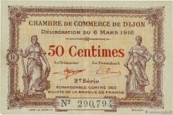 50 Centimes FRANCE régionalisme et divers Dijon 1916 JP.053.07 TTB+