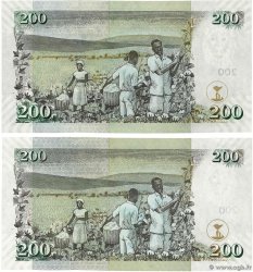 200 Shillings Lot KENYA 2006 P.49b et P.49c SUP