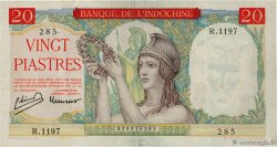 20 Piastres INDOCHINE FRANÇAISE 1949 P.081 pr.TB