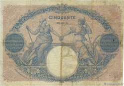 50 Francs BLEU ET ROSE FRANCIA  1896 F.14.08 MB