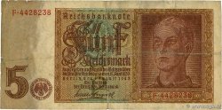 5 Reichsmark ALLEMAGNE 1942 P.186 TB