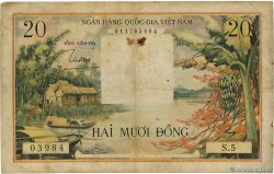 20 Dong VIET NAM SUD 1956 P.04a B+