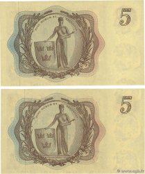 5 Kronor Lot SUÈDE 1963 P.50b NEUF