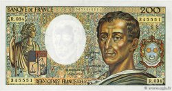 200 Francs MONTESQUIEU FRANCE 1985 F.70.05 SUP