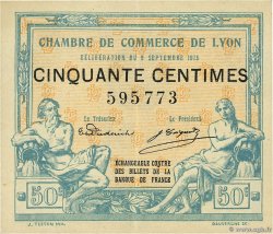 50 Centimes FRANCE régionalisme et divers Lyon 1915 JP.077.03 SUP