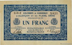1 Franc FRANCE régionalisme et divers Alencon et Flers 1915 JP.006.24 TTB+