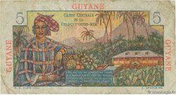 5 Francs Bougainville GUYANE 1946 P.19a B+