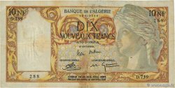 10 Nouveaux Francs ALGÉRIE 1961 P.119 B