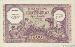 500 Francs ALGÉRIE  1944 P.095 pr.NEUF