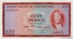 100 Francs LUXEMBOURG  1963 P.52a AU
