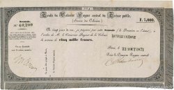 5000 Francs NOUVELLE CALÉDONIE  1871 