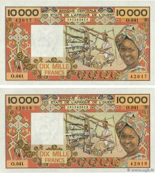 10000 Francs Consécutifs ÉTATS DE L AFRIQUE DE L OUEST  1990 P.109Ai