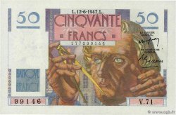 50 Francs LE VERRIER FRANCIA  1947 F.20.08 AU
