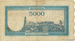 5000 Lei ROUMANIE 1945 P.056a TB+