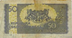 50 Korun TCHÉCOSLOVAQUIE 1945 P.062a TB