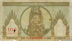 100 Francs TAHITI 1961 P.14d B
