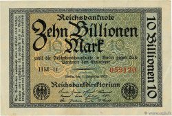 10 Billions Mark GERMANIA  1923 P.132a q.SPL