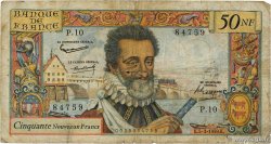 50 Nouveaux Francs HENRI IV FRANCE 1959 F.58.01 B