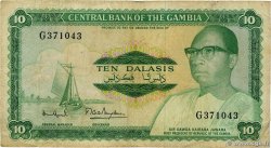 10 Dalasis GAMBIE 1972 P.06c B+