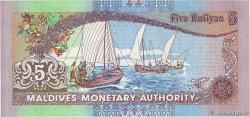 5 Rufiyaa MALDIVES 2000 P.18b NEUF