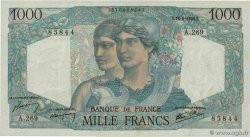 1000 Francs MINERVE ET HERCULE FRANCE  1946 F.41.14