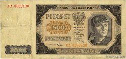 500 Zlotych POLOGNE 1948 P.140 pr.TB
