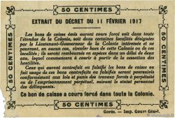 50 Centimes SENEGAL  1917 P.01c XF-