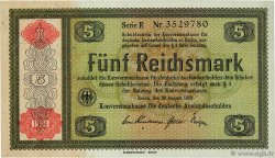 5 Reichsmark ALLEMAGNE 1933 P.199 SUP