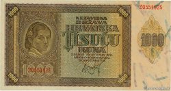 1000 Kuna CROATIE  1941 P.04a